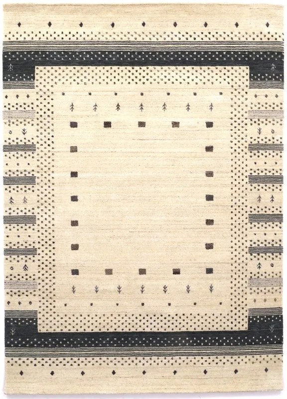 Loribaft Tappeto 180 x 130 Beige (Indian) Realizzato A Mano
