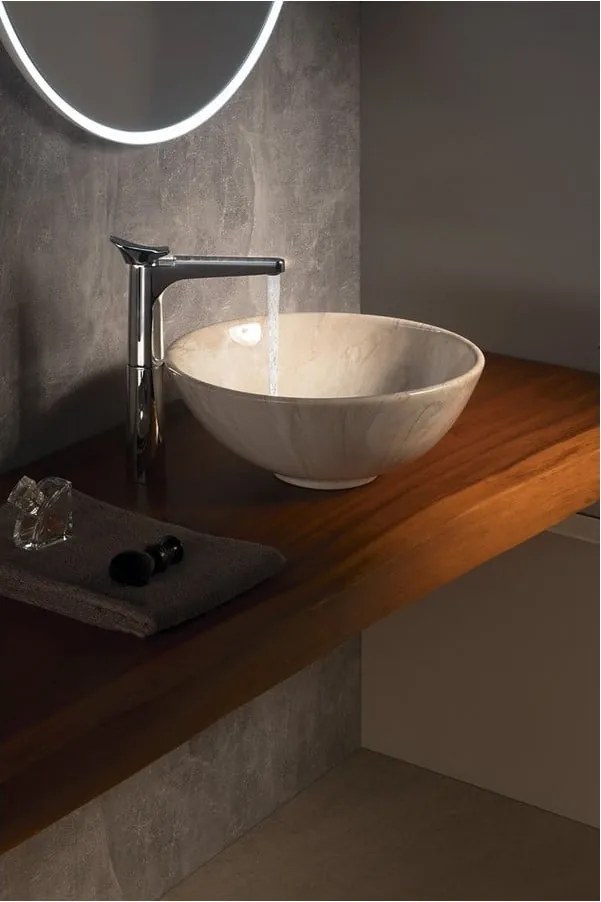 Lavabo rotondo beige in ceramica ø 42 cm Dalma – Sapho