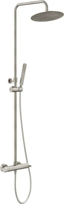 Colonna doccia con miscelatore Plano Nickel