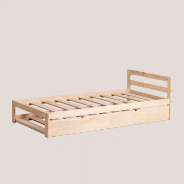 Letto in legno per materasso 90 cm Cooper Kids Legno Naturale & - Sklum