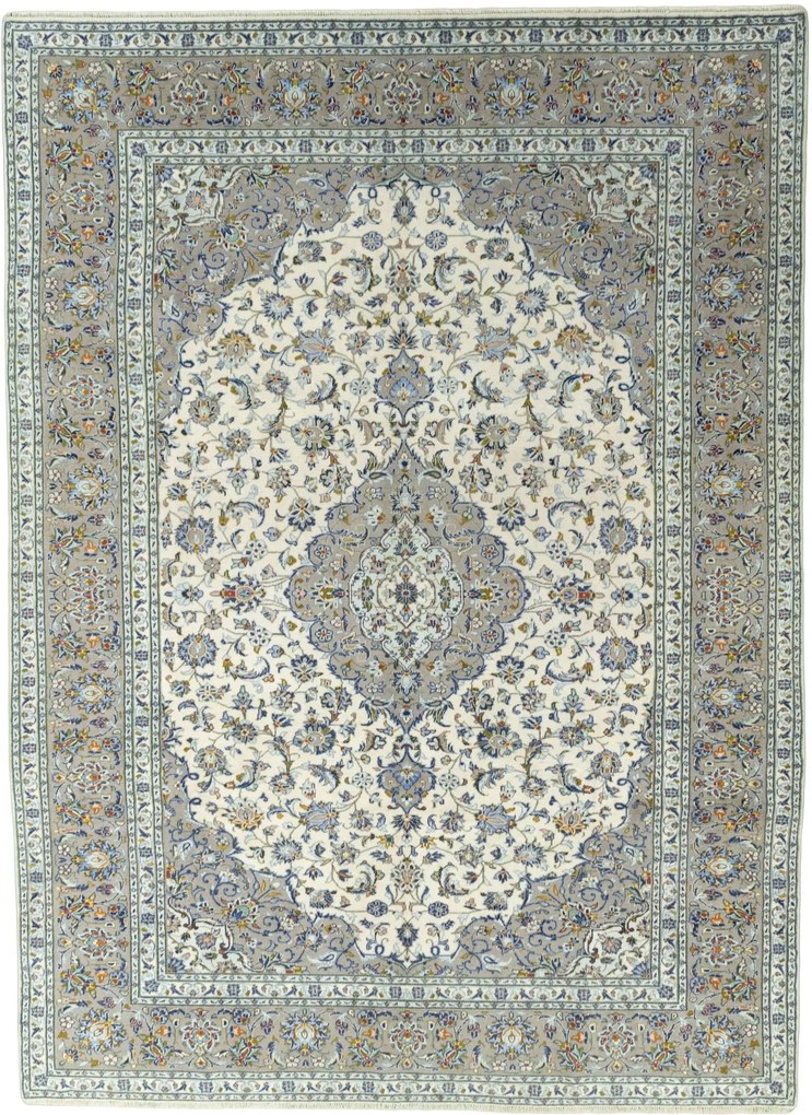 Kashan Tappeto persiano 250x350 Beige (Iran) Annodato A Mano
