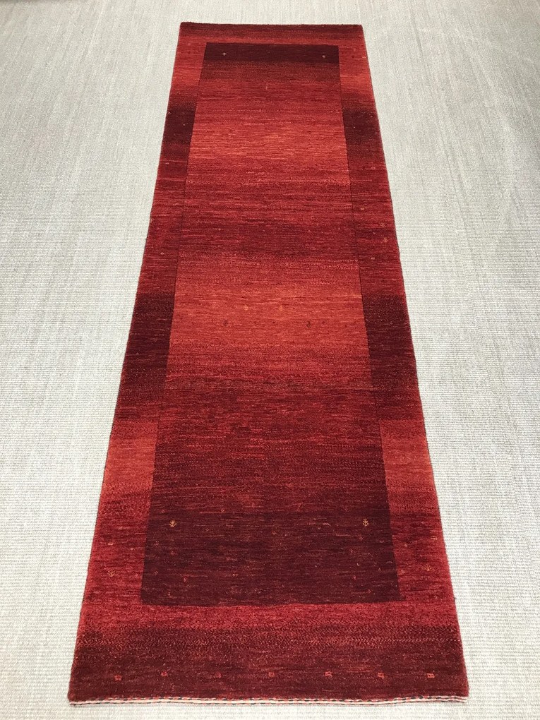 Loribaft Tappeto persiano 280x90 Rosso (Iran) Annodato A Mano