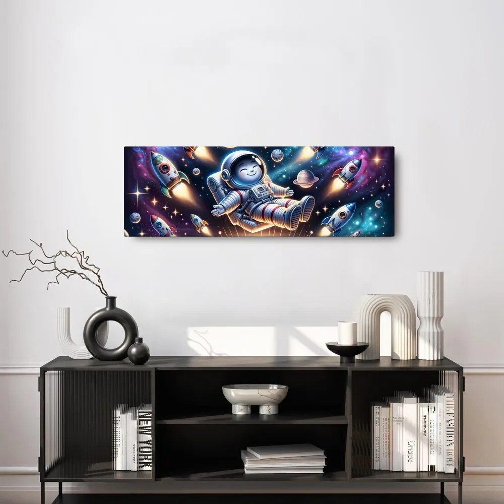 Quadro su tela – Galassia vista con gli occhi di un bambino