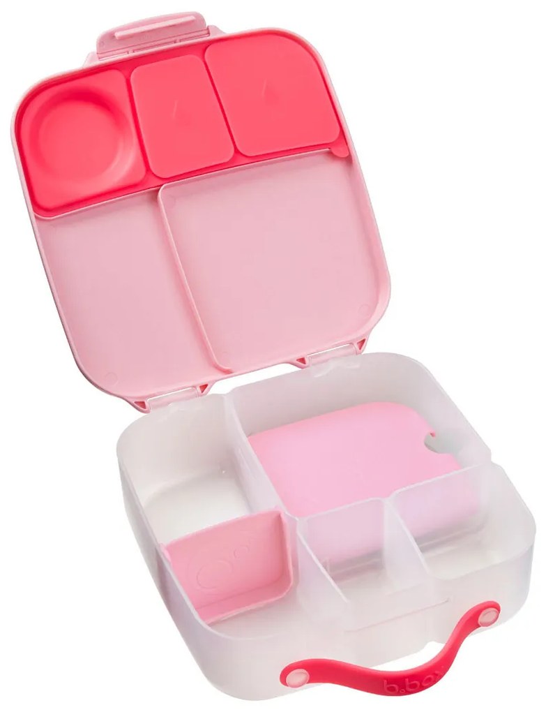 Box porta merenda grande – flamingo fizz