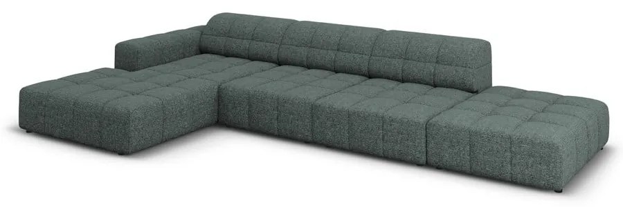 Divano angolare turchese (angolo sinistro) Chicago - Cosmopolitan Design