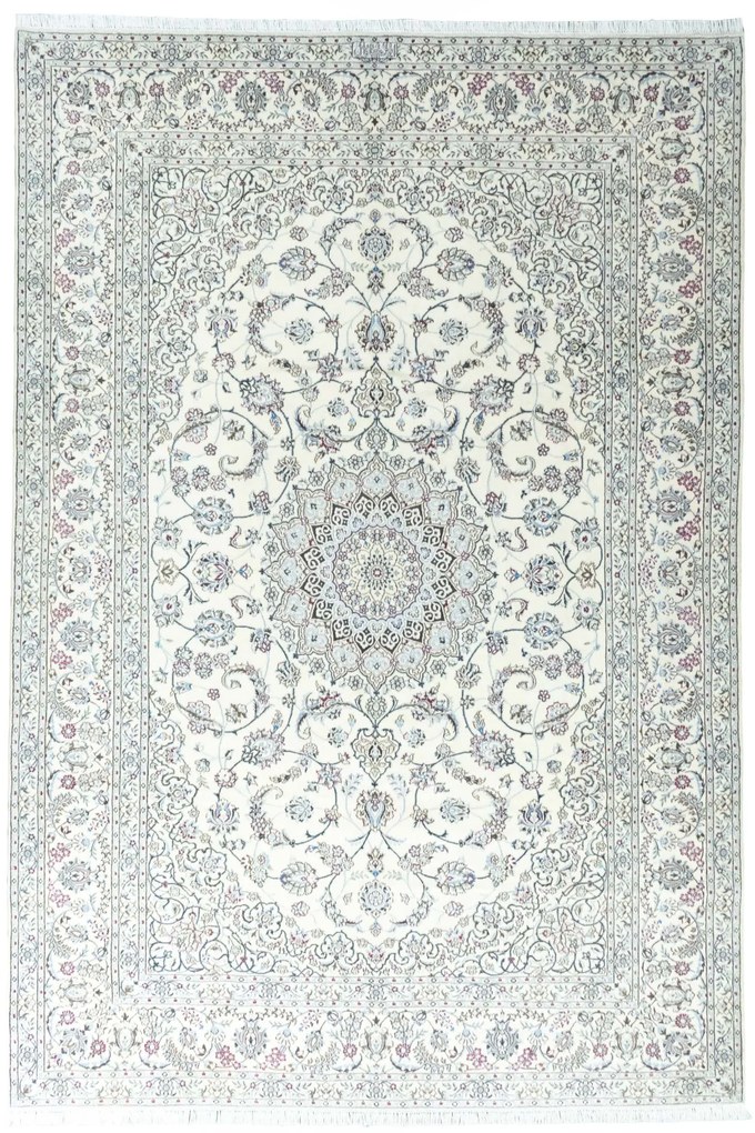 Nain Tappeto 240 x 360 Beige (Iran) Annodato A Mano