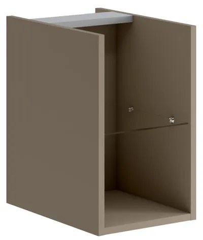 Base per mobile bagno Opera P 45.5 x L 30 x H 50 cm laccato opaco nocciola