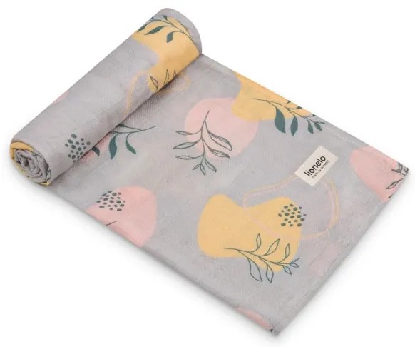 Lionelo - Set da 3 mussole in bambù 70x70 cm Leaf