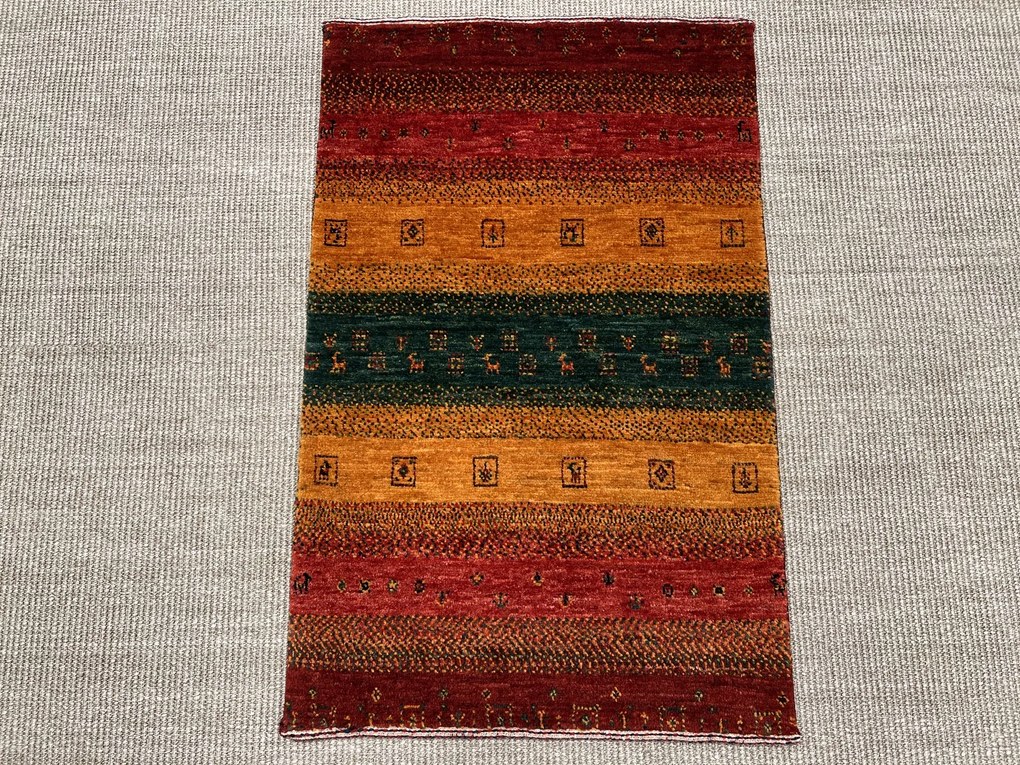 Loribaft Tappeto 90 x 60 (Iran) Annodato A Mano
