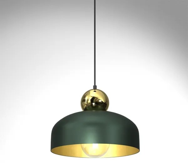 Lampadario su corda HARALD 1xE27/60W/230V verde