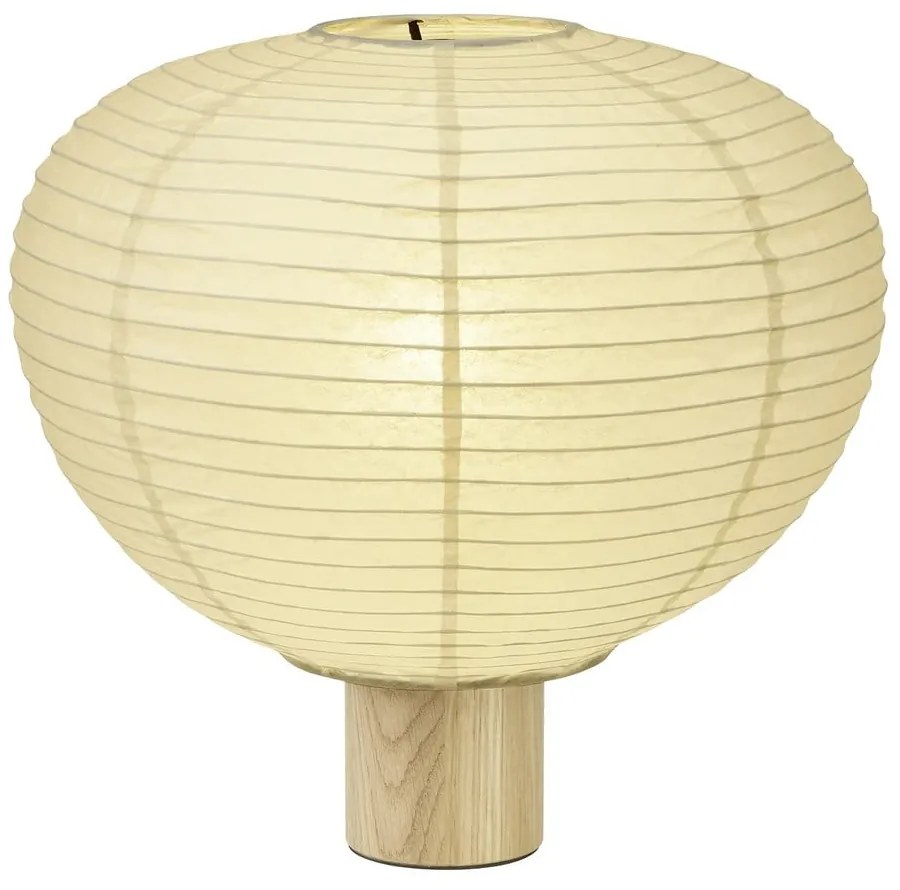 Lampada da tavolo bianca con paralume in carta (altezza totale 32 cm) Kami – Blomus