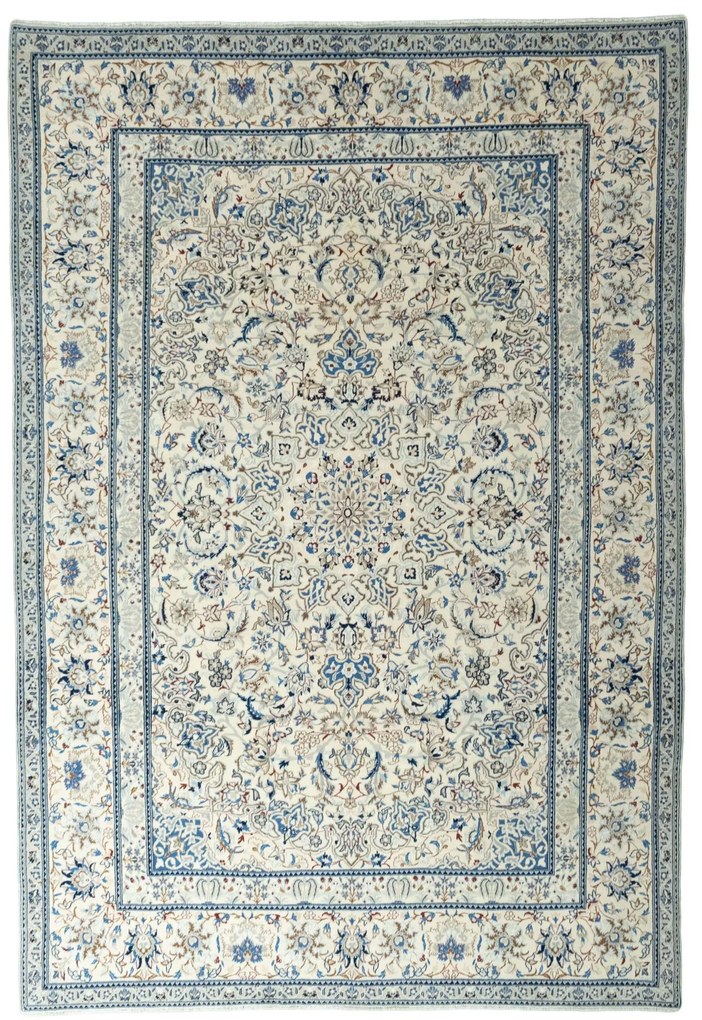 Nain Tappeto 220 x 310 Beige (Iran) Annodato A Mano
