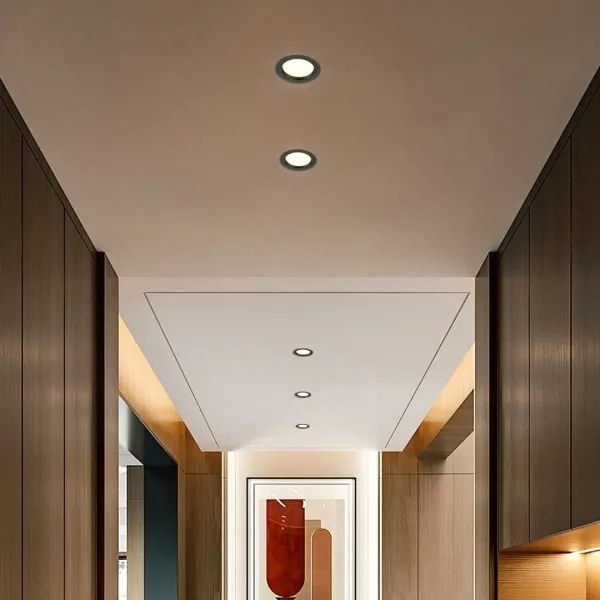 Immax NEO 07296L - Downlight LED dimmerabile da incasso / LED 12W / 230V / Wi-Fi / Ø 12 cm / nero