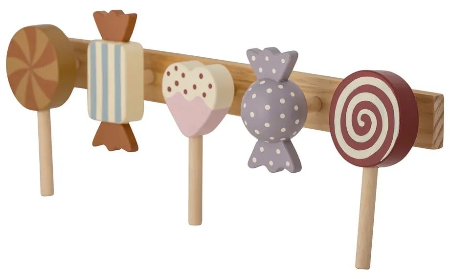 Appendiabiti da parete in legno di pino per bambini Rudy - Bloomingville Mini