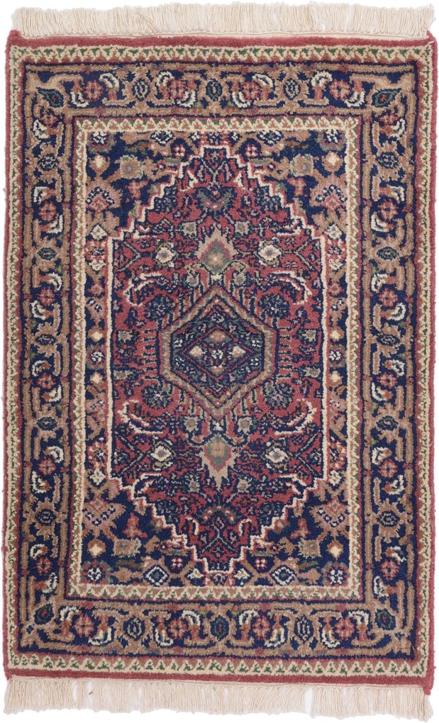 Persian Tappeto 90 x 60 (Indian) Annodato A Mano