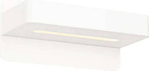 Applique moderna bianca con LED incluso, USB e interruttore - Ted