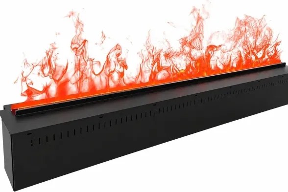 Camino elettrico a Vapore Acqueo 3D APP bruciatore inserto da incasso L 75 VAPOR75