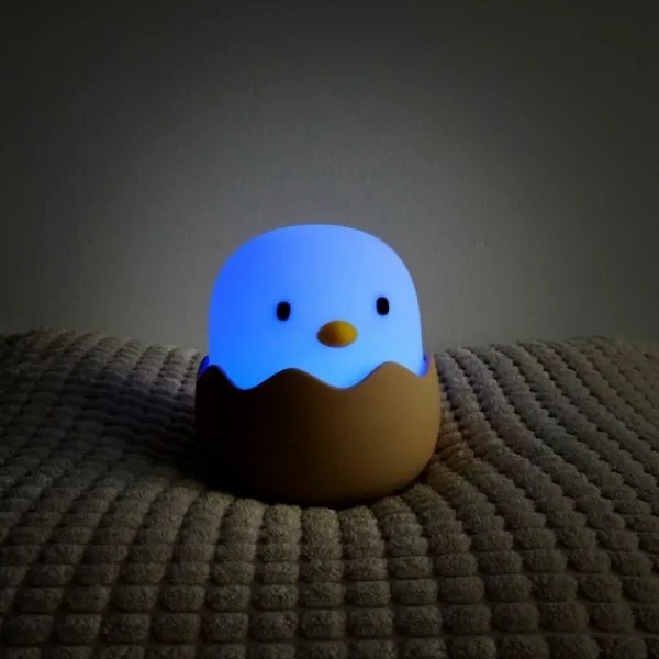 MegaLight - Lampada LED RGB dimmerabile ricaricabile per bambini EGGY EGG LED/5V