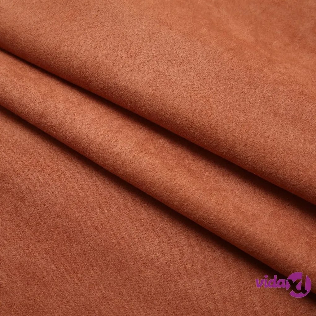 vidaXL Tende Oscuranti con Ganci 2 pz Ruggine 140x225 cm