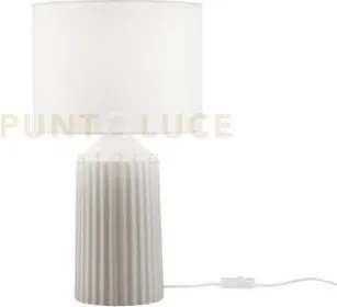 Lume sahara in ceramica beige 1 luce attacco e27 misura totale d27,...