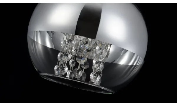 Maytoni P140-PL-110-1-N - Lampadario a sospensione con filo FERMI 1xE27/60W/230V cromo