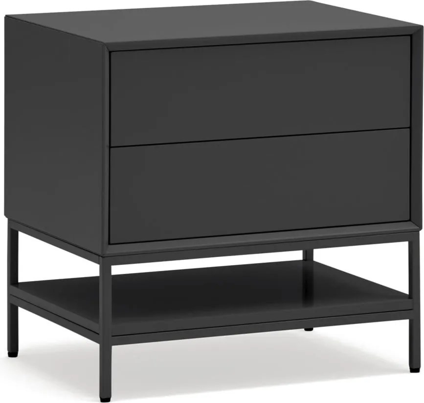 Comodino nero Platt – Teulat