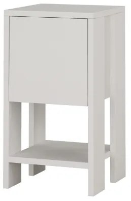 Comodino EMA 55x30 cm bianco
