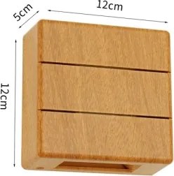 Immax 08522L - Lampada da parete per esterni LUXLINE LED/6W/230V 3000K IP54 rovere