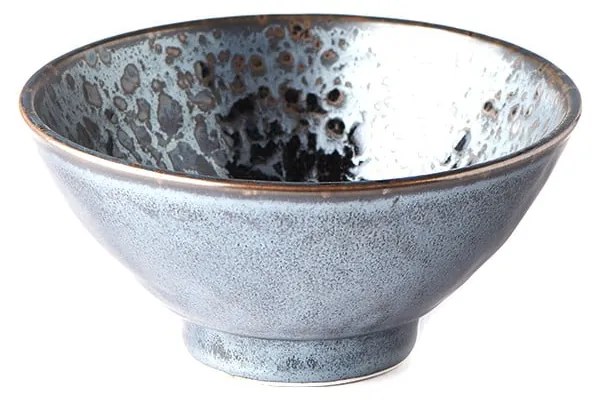 Ciotola in ceramica grigio-nera Perla, ø 16 cm Black Pearl - MIJ