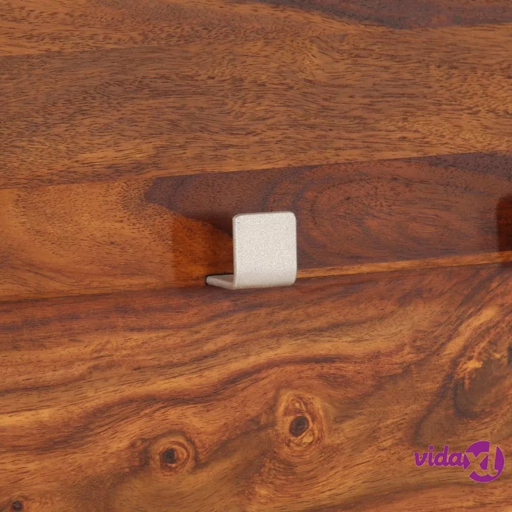 vidaXL Appendiabiti in Legno Massello di Sheesham 118x40 cm