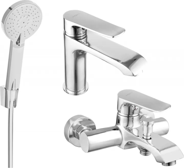 Mexen Pecos R40 set da bagno, cromato - 72703R40-00