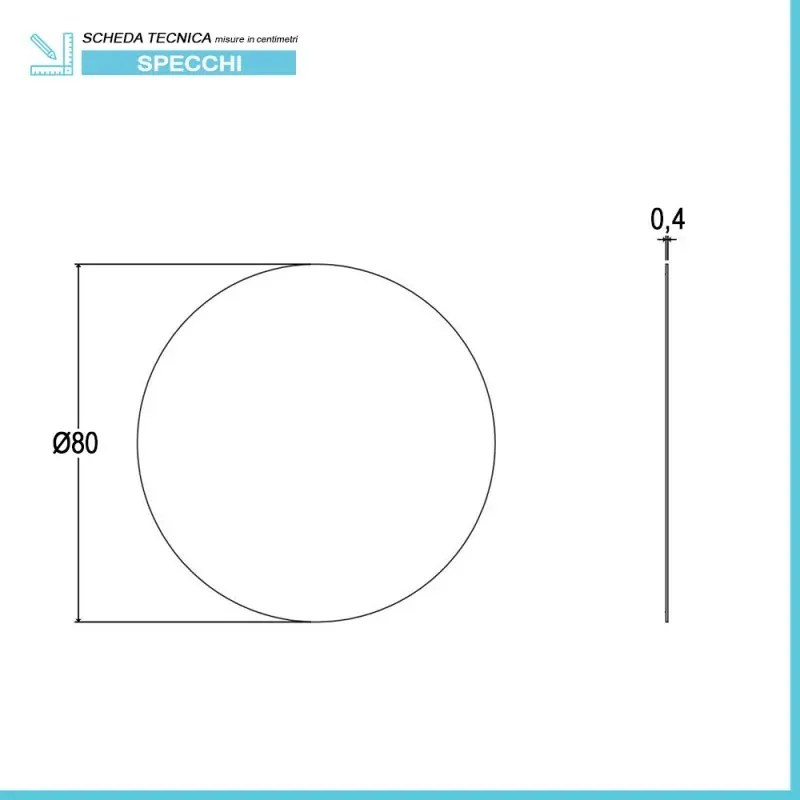 Mobile bagno sospeso 100 cm grigio cannettato con lavabo e specchio tondo Zena