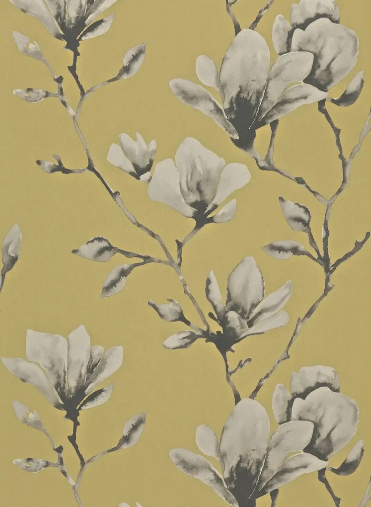 Harlequin Carta da parati Lotus - Mustard