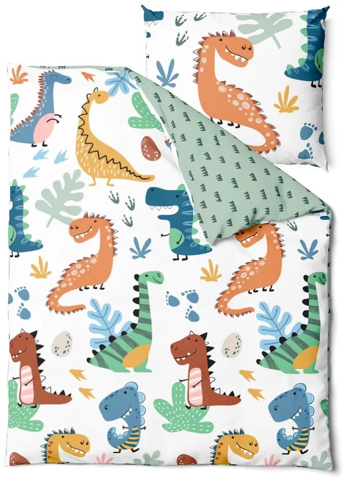 Biancheria da letto per bambini in cotone per letto singolo 140x200 cm Dinos - Bonami Selection