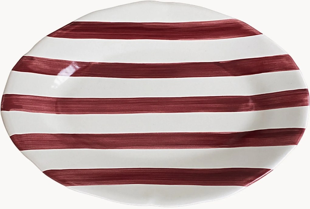 Piatto da portata fatto a mano Rayure