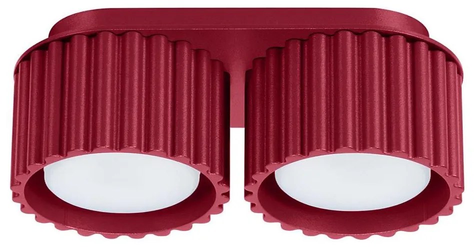 Sollux SL.1823 - Faretto AURA 2xGX53/10W/230V rosso