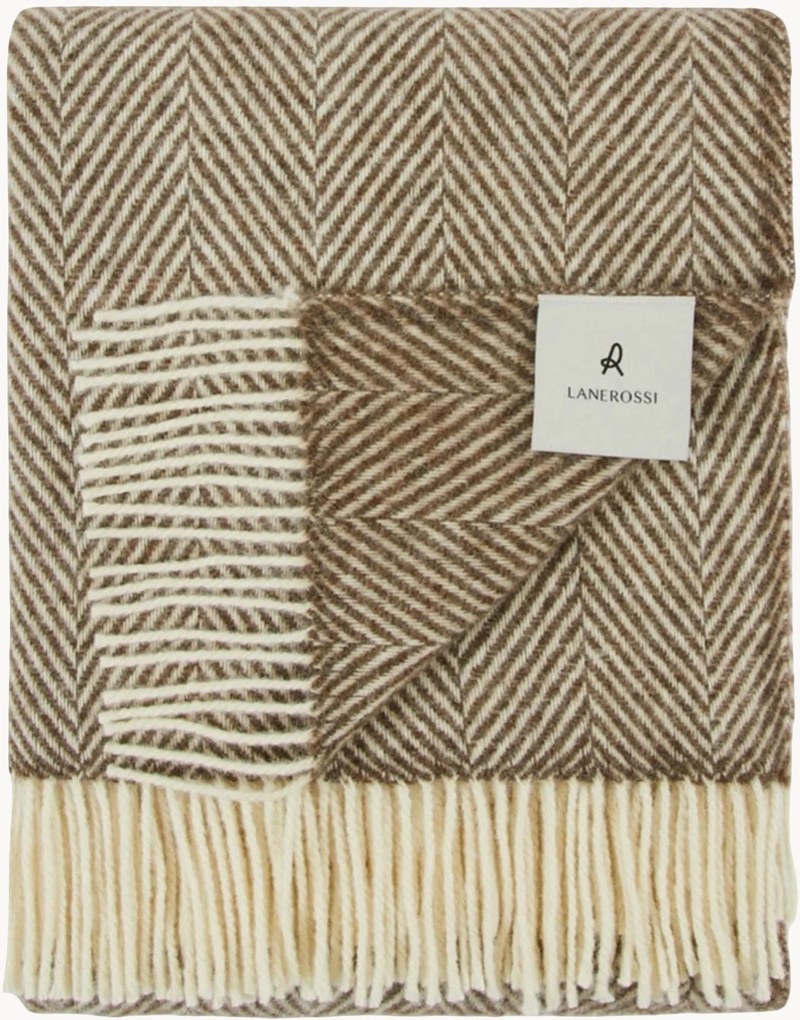 Plaid in lana vergine Iseo