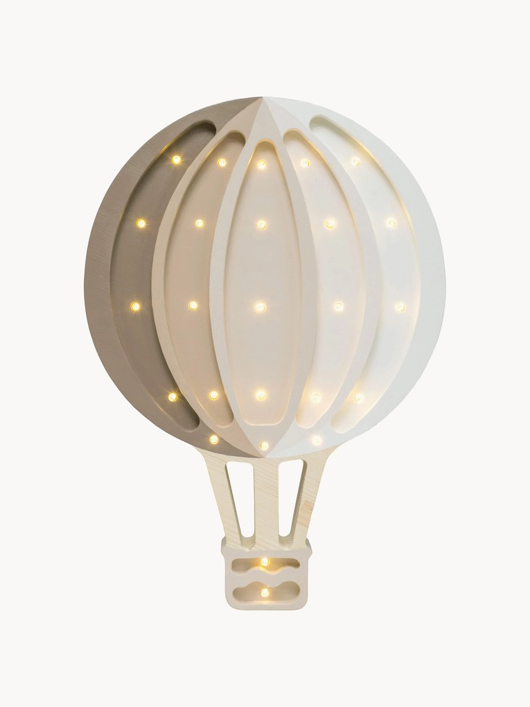 Lampada a LED per cameretta dei bambini fatta a mano con funzione timer e telecomando Hot Air Baloon, luce regolabile