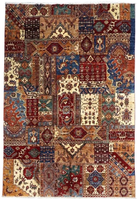 Samarkand Tappeto 210x290 (Pakistan) Annodato A Mano