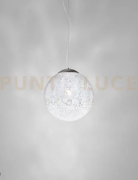 Rina sospensione 25 bianco murrina nickel nero satinato 1 luce atta...