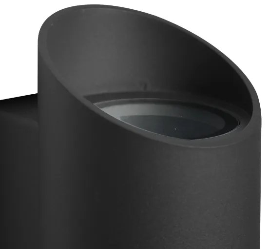 Nordlux - Applique da esterno NICO 2xGU10/35W/230V IP54 nero