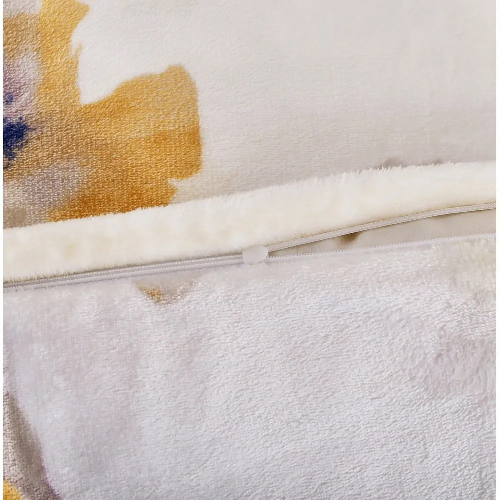 Set copripiumino e federa bianco in micropile per letto singolo 140x200 cm Blossom – My House