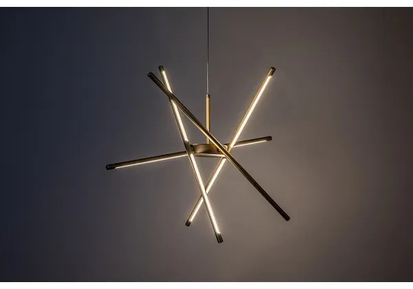 Rabalux 72339 - Lampadario LED a sospensione con filo HENLI2 LED/40W/230V 3000K oro