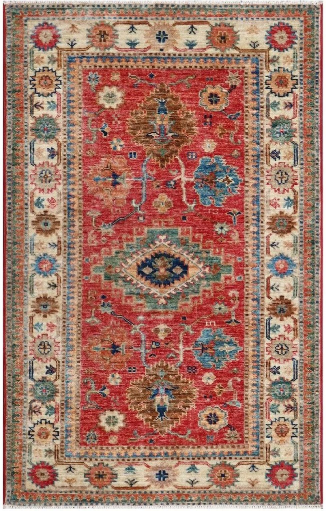 Kazak Tappeto 130 x 80 (Pakistan) Annodato A Mano