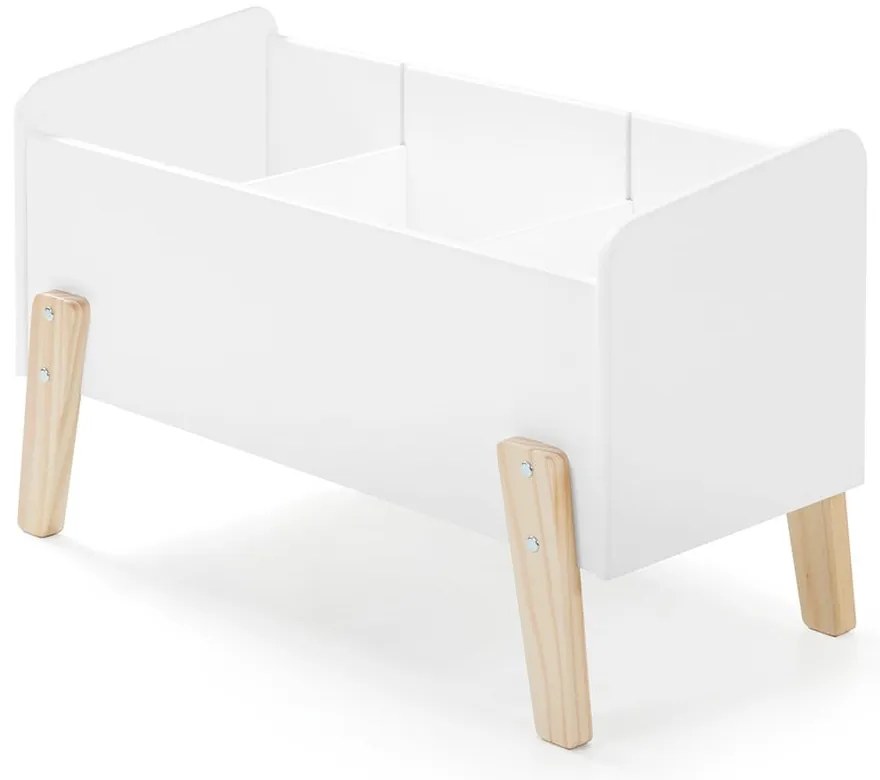 Scatola per bambini bianca 80x39x48 cm Kiddy – Vipack