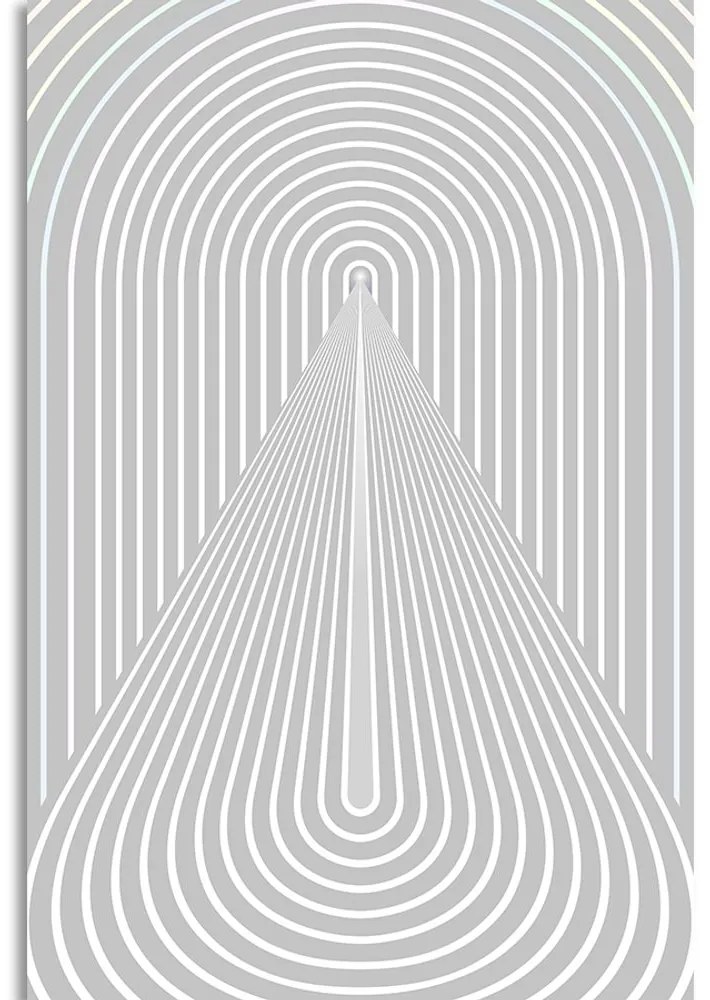 Quadro su tela – Prospettiva dell'arcobaleno Mid-Century