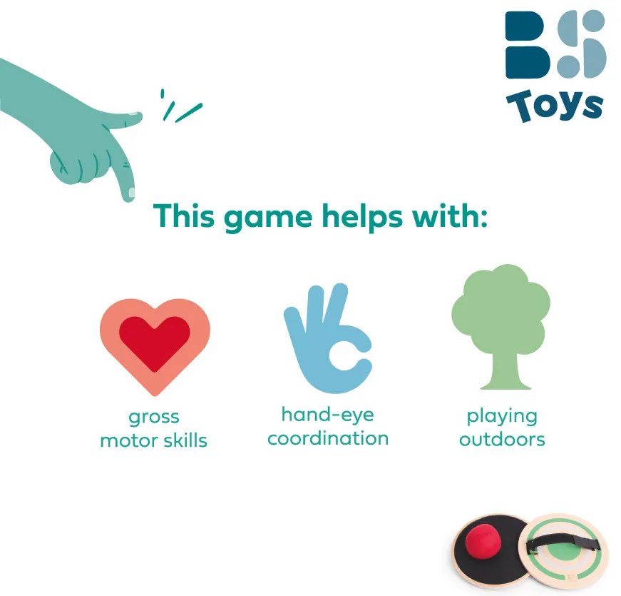 Catch ball con velcro