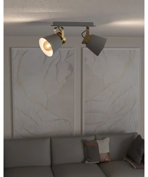 Eglo 43836 - Faretto TWICKEN 2xE27/40W/230V