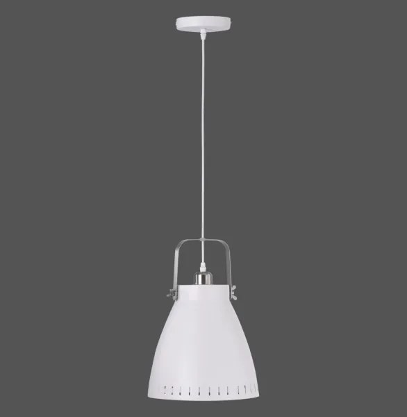 Leuchten Direkt 11059-16 - Lampadario a sospensione con filo EVA 1xE27/60W/230V diametro 21,5 cm bianco