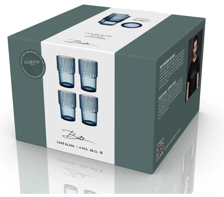 Set di bicchieri 4 pz 380 ml Kusintha – Bitz